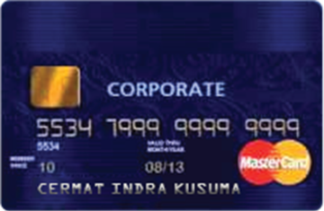 Kartu Kredit BRI  MasterCard Corporate Cermati