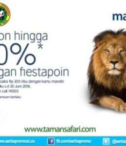 Promosi Kartu Kredit Promo Mandiri Di Taman Safari Indonesia