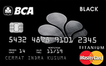 Kartu Kredit BCA Black MasterCard 