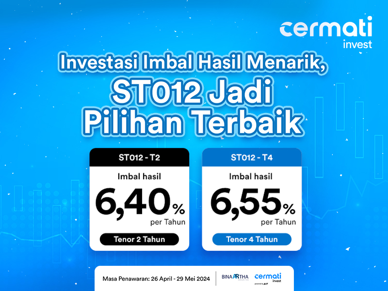 Ayo Segera Investasi Sukuk Tabungan SBN Ritel ST012! - Cermati.com