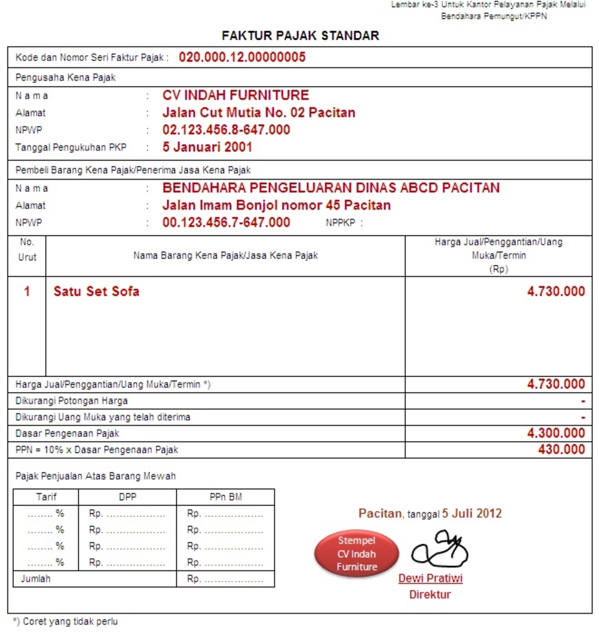 Mengenal Faktur Pajak Dan Fungsinya Cermati