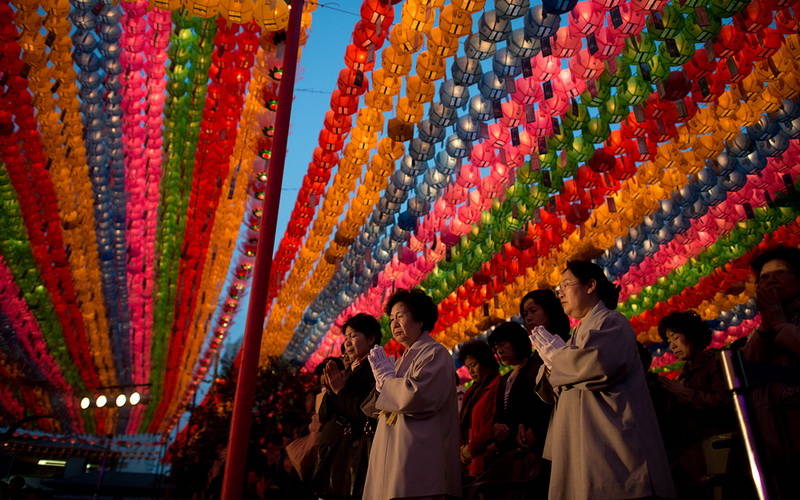 Waisak di Korea Selatan