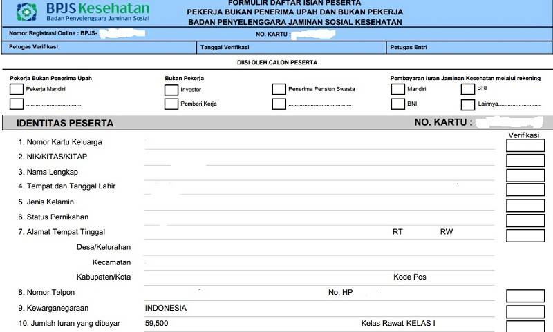 Baca Ini !!!! Cara Daftar BPJS Kesehatan Secara On LINE - ARSASHARE.COM