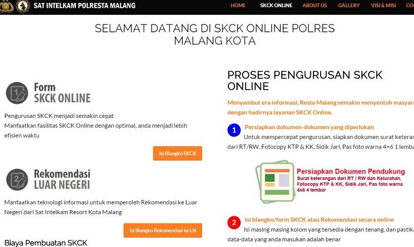 SKCK Online Malang