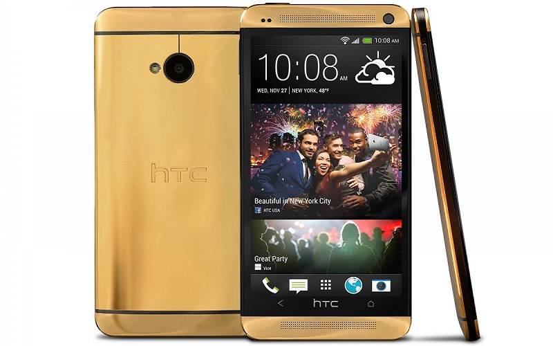 10 HP Termahal di Dunia, HTC One Gold