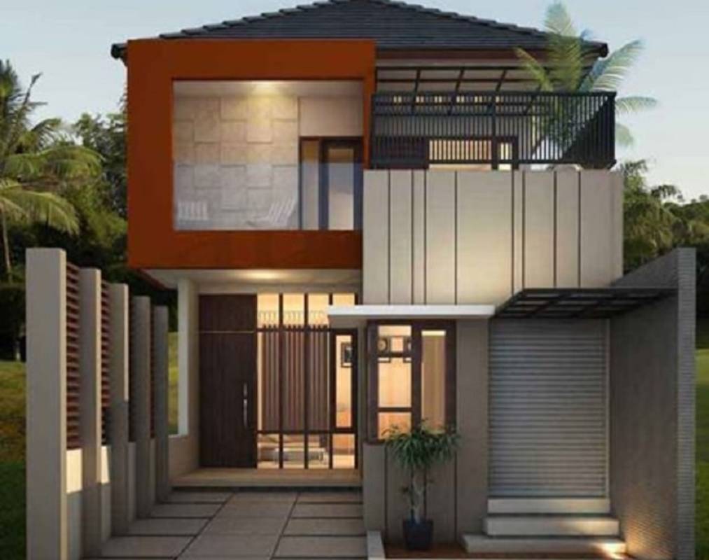 70 Gambar Rumah  Minimalis  2 Lantai Ukuran  5x9  Terbaru 