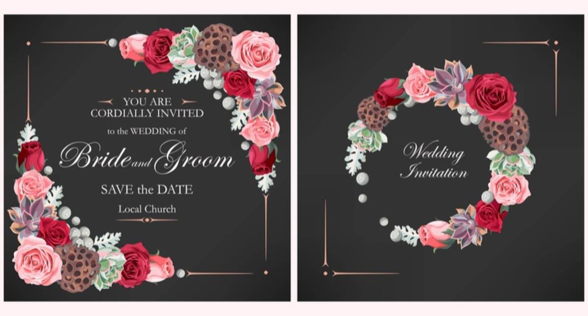 Gambar Bunga Mawar Untuk Undangan Pernikahan Gambar Ngetrend Dan Viral