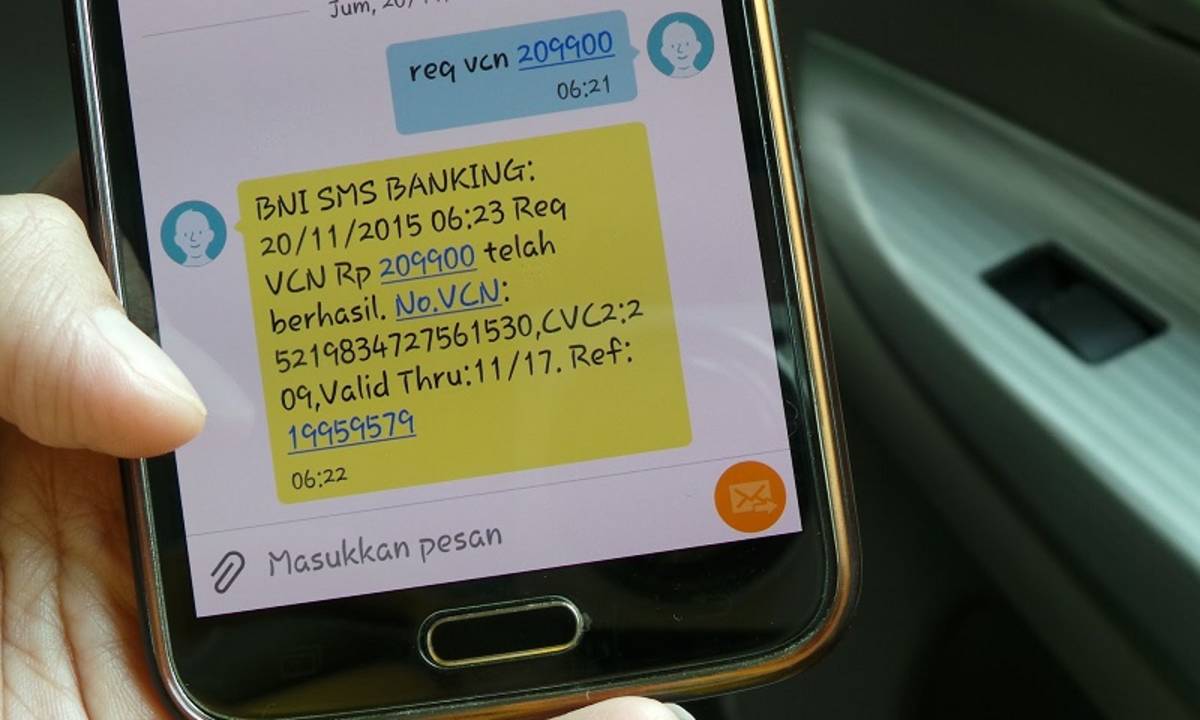 d. SMS Banking