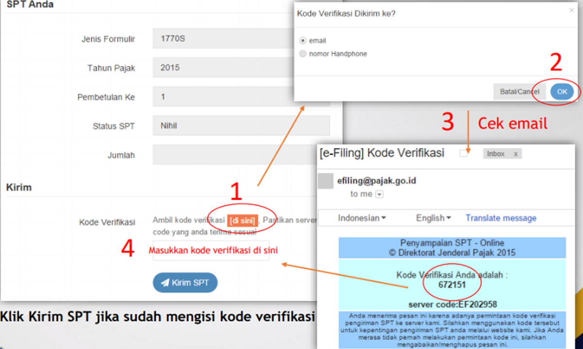 Cara Mengisi Dan Lapor Spt Pajak Online Atau E Filing 1770 S Cermati Com