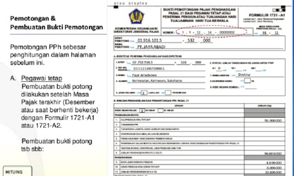 Cara Isi Dan Lapor Spt Pajak Online Atau E Filing 1770 Ss Cermati Com