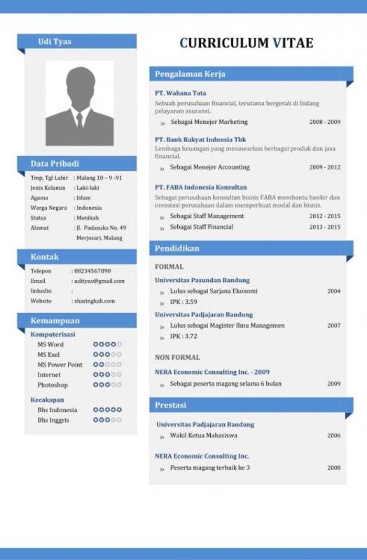 Cara Membuat Cv Yang Baik Dan Menarik – retorika