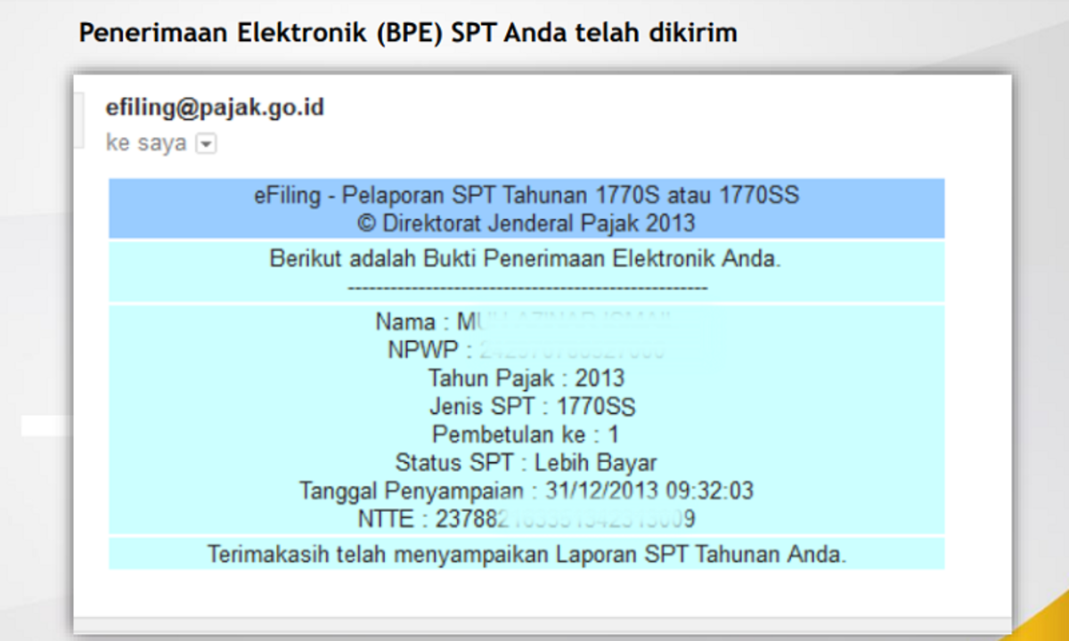 Cara Laporan Spt Tahunan Pribadi Online 2020