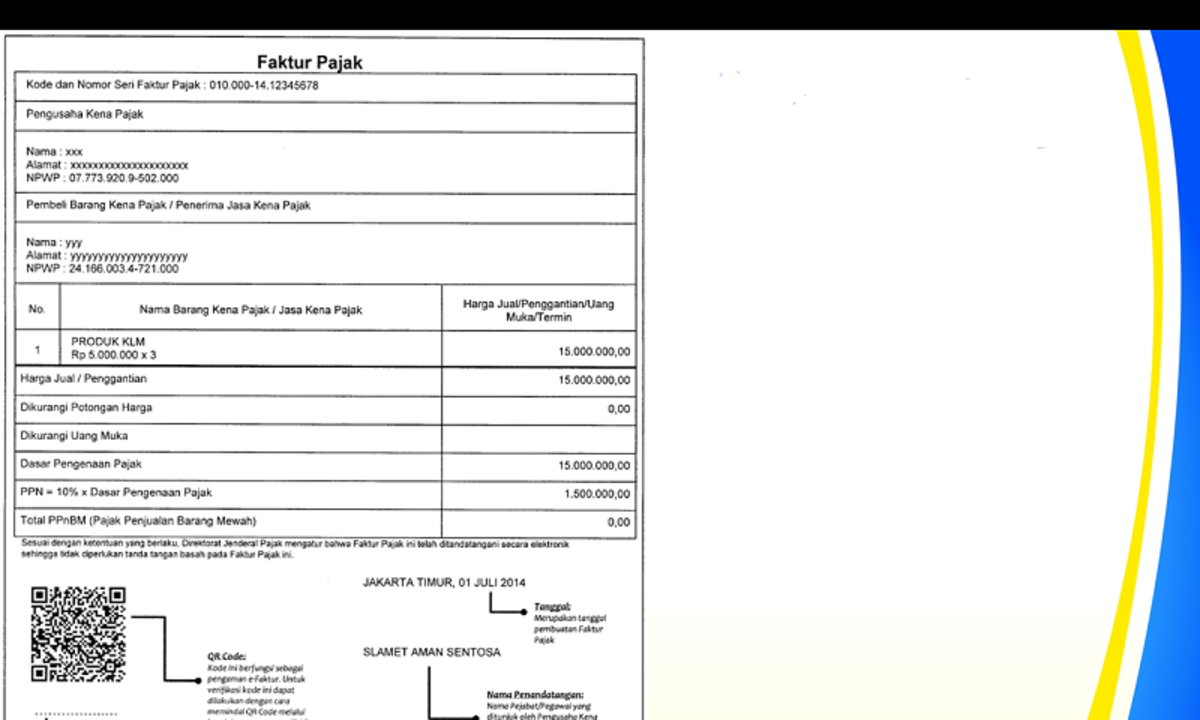 Gambar E Faktur 1