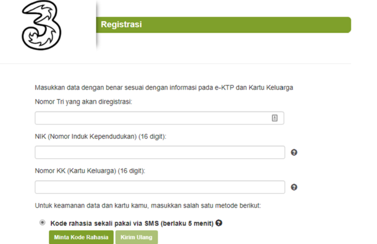 Cara Daftar Dan Registrasi Ulang Kartu Sim Prabayar Semua Operator Cermati Com