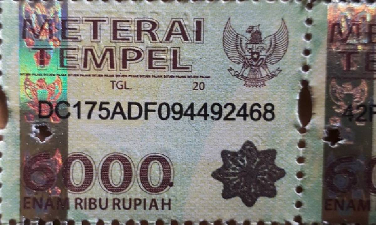 Jangan Sampai Tertipu Begini Cara Bedakan Meterai Asli Dan Palsu