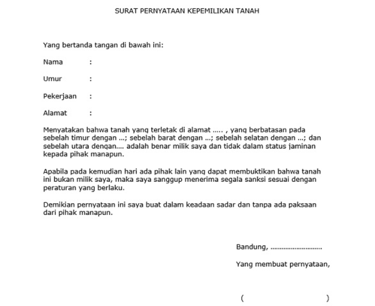 Surat Pernyataan Pahami Jenis Dan Cara Buatnya Dengan Baik