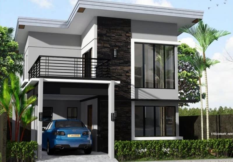  Desain  Rumah  Minimalis  Dua Lantai dan  Tip Membangunnya 