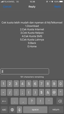 Cek Kuota Internet Telkomsel Via Menu Dial