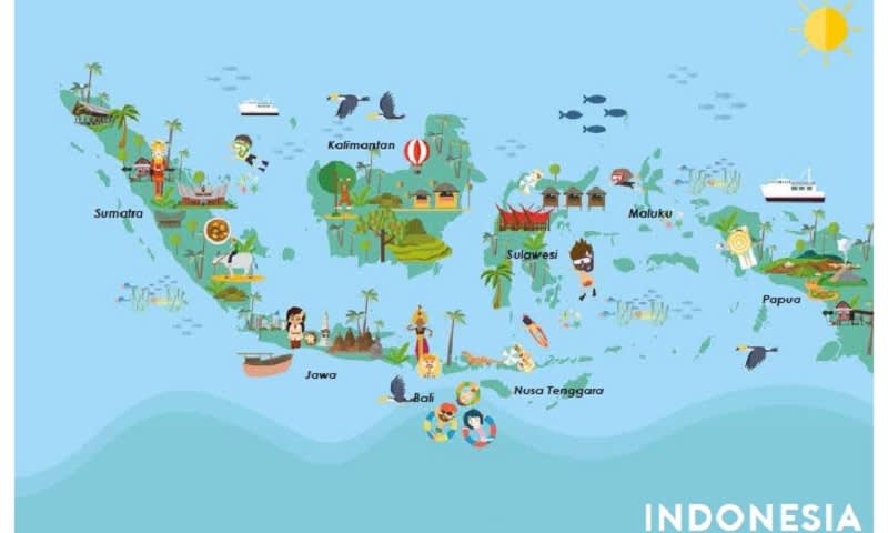 Peta Tempat Wisata Indonesia Imbas Virus Corona Tiket Pesawat ke 3 Destinasi Wisata 