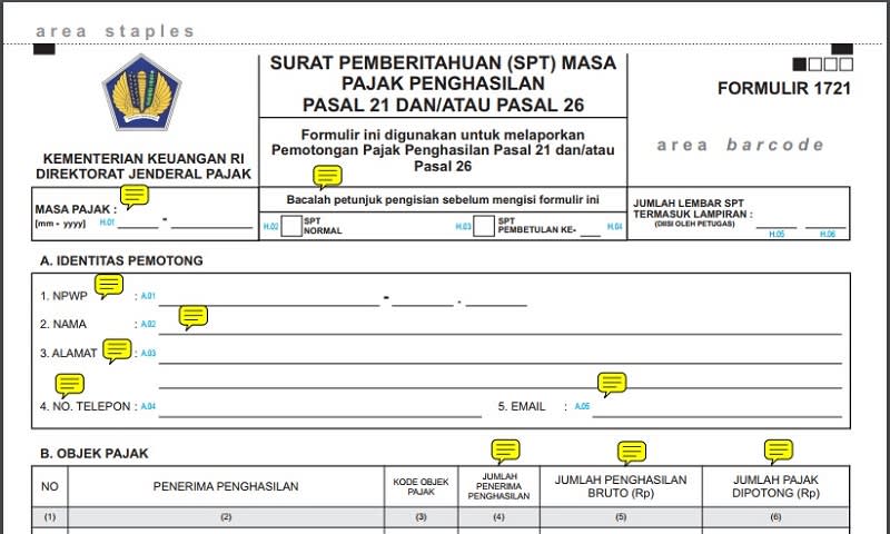 Formulir PPh 21