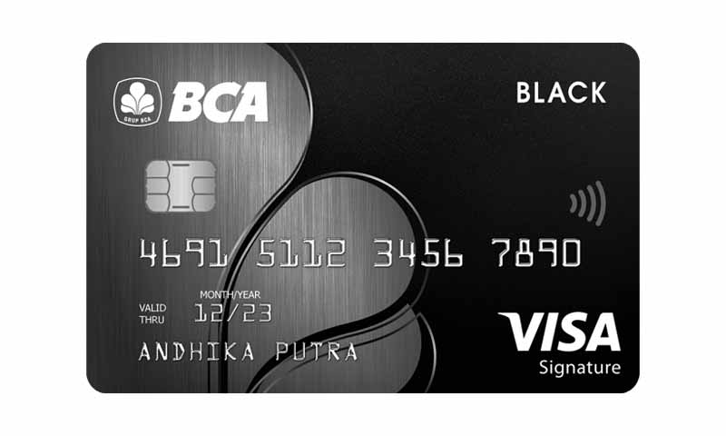 BCA Visa Black Signature