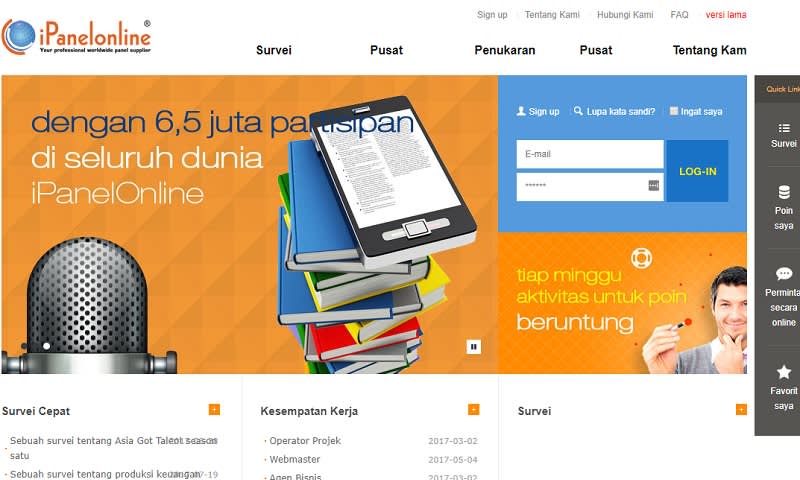 Pembayaran Paid Survey iPanel Indonesia