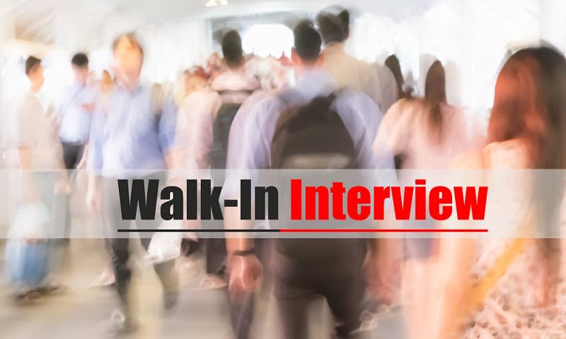 Walk in Interview