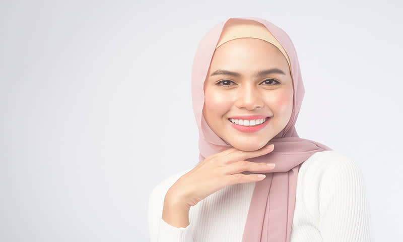 tampil cantik dengan hijab