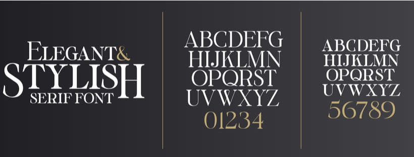 font serif