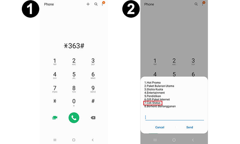cara cek kuota telkomsel melalui telepon