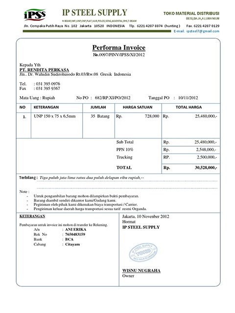 Mengenal Apa Itu Proforma Invoice Dan Perbedaannya Dengan Invoice The