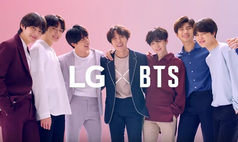 LG X BTS