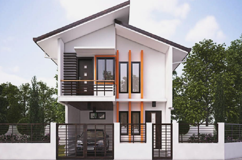  Desain  Rumah  Minimalis Dua Lantai dan Tip Membangunnya 