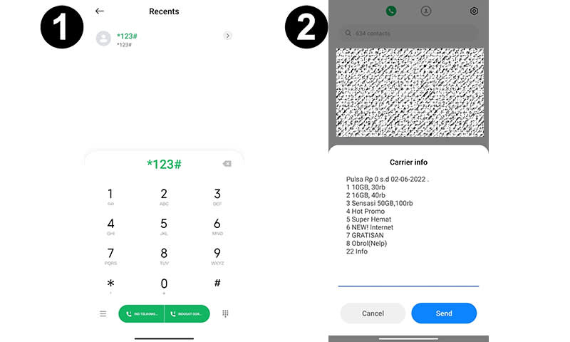 cara cek pulsa indosat lewat telepon