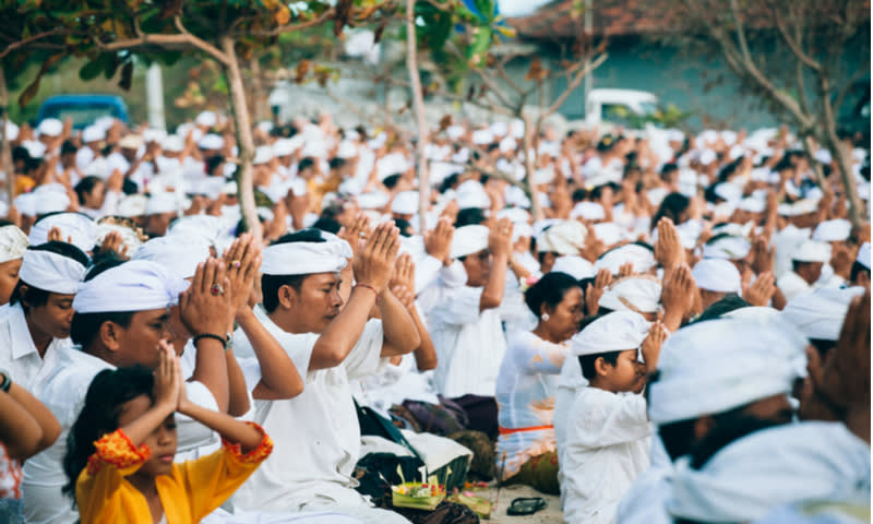 ritual di hari raya nyepi