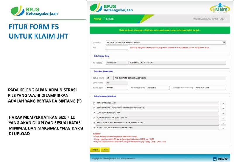 Cara Mencairkan Jamsostek BPJS JHT sampai 100% - Cermati