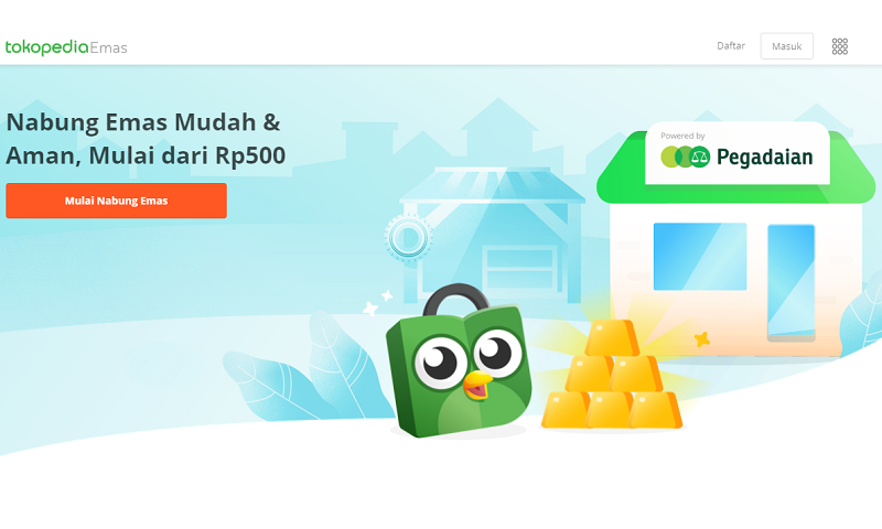 Info ttg Harga Emas Tokopedia Viral