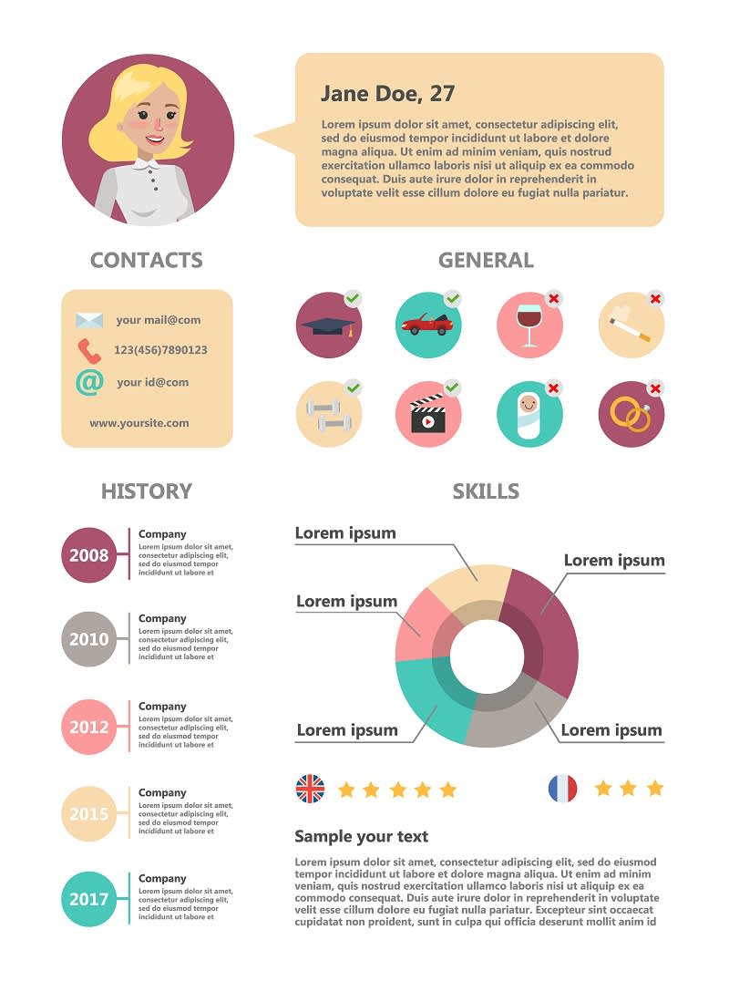 Kumpulan Contoh Cv Kreatif Ini Bisa Dijadikan Panduan Melamar