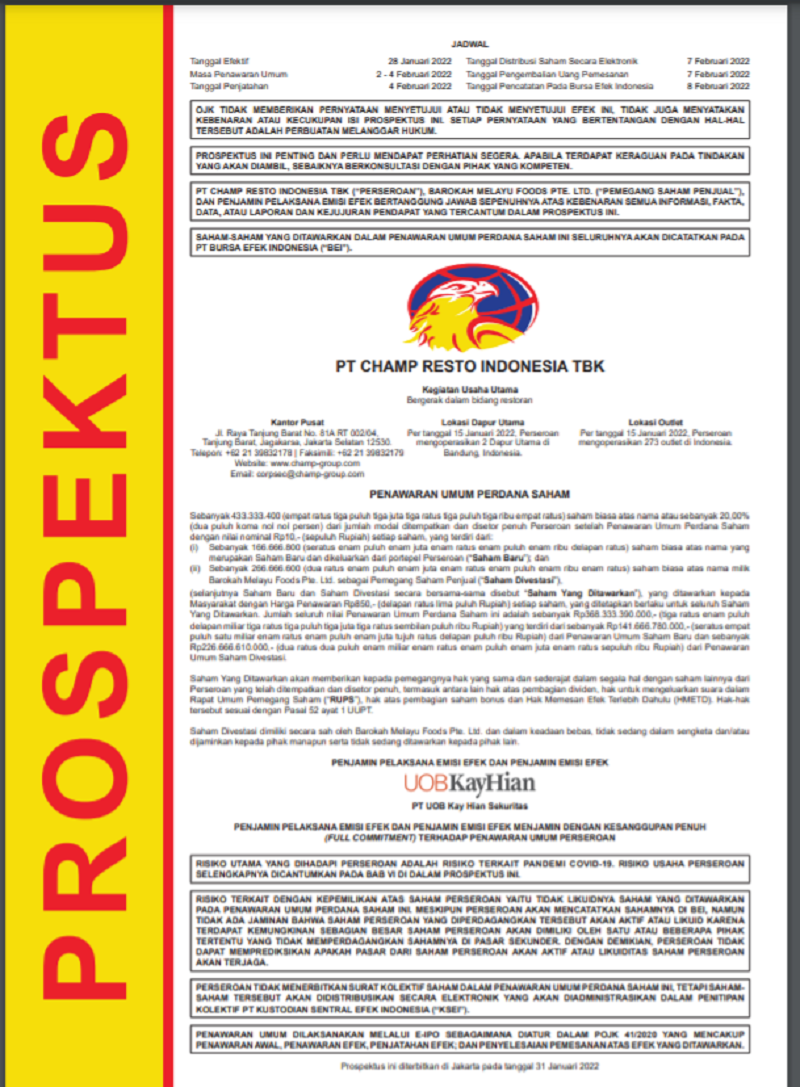 IDX Prospektus