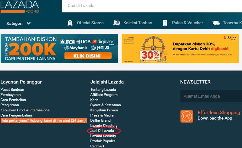 Cara Jual Produk di Lazada