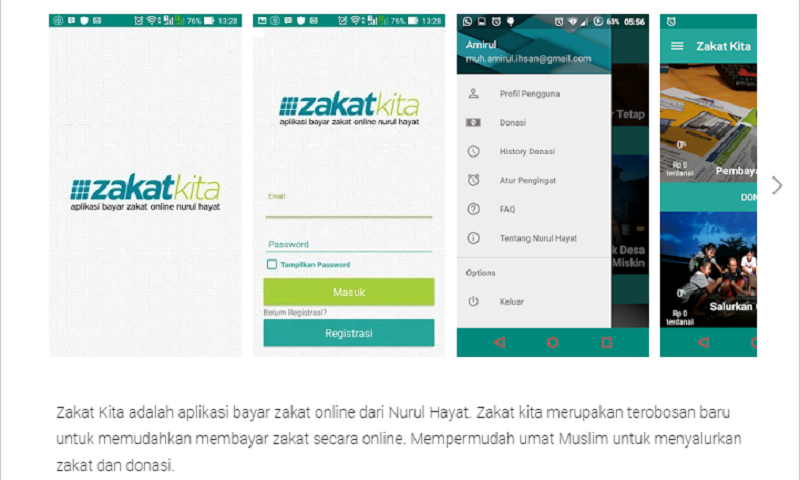 Aplikasi Zakat Kita