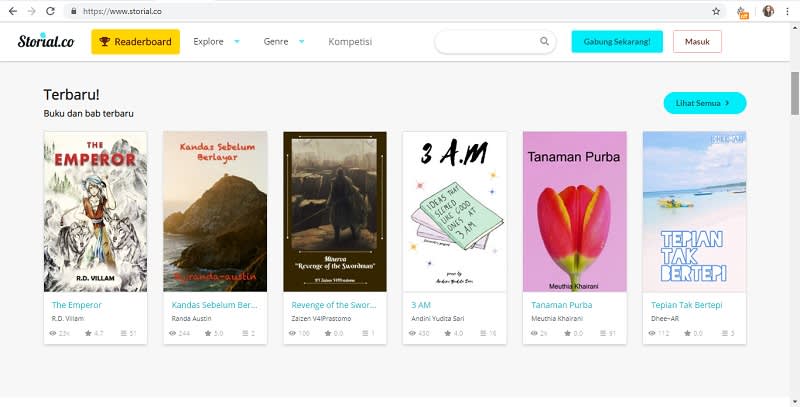 Home Page Website Storial.co