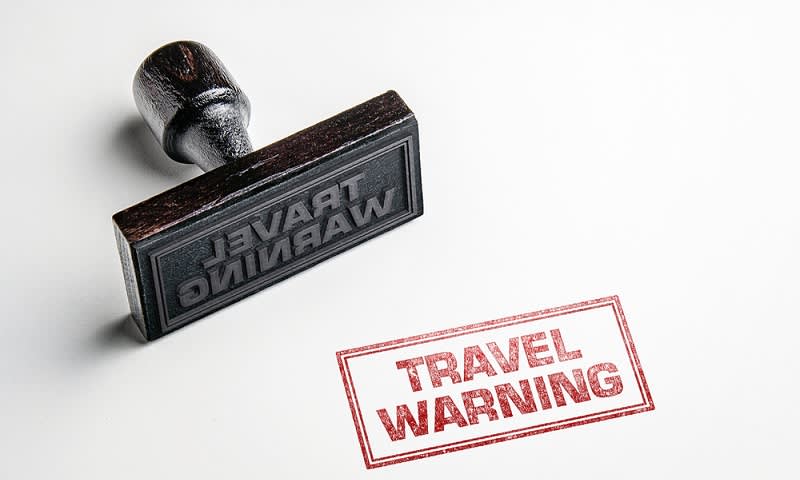 travel warning