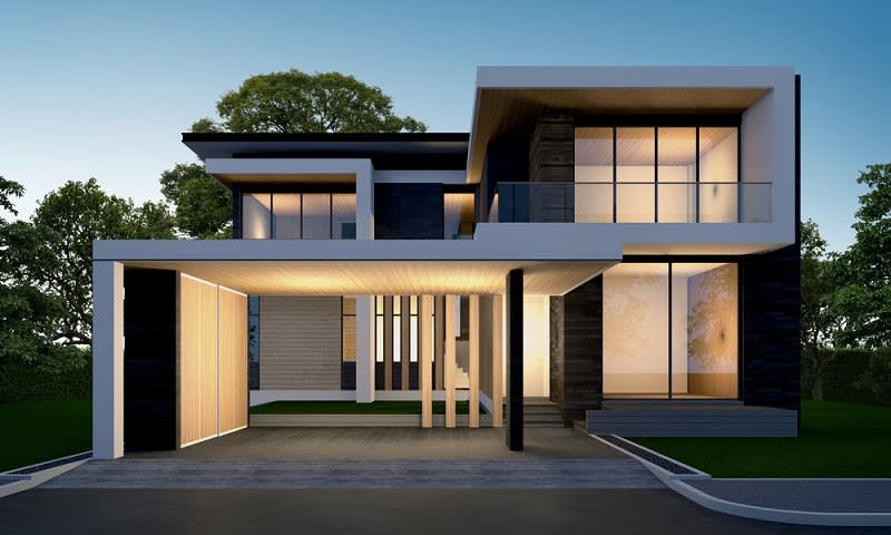 Desain Rumah Minimalis Dua Lantai dan Tips Membangunnya dengan Biaya Murah  - Cermati.com