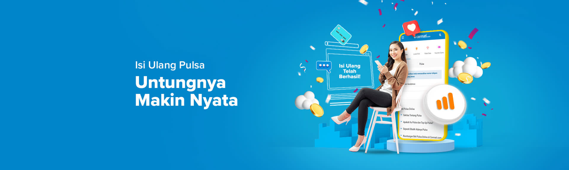 Pulsa Online, Beli Pulsa Online, Isi Ulang Pulsa Murah! - Cermati.com