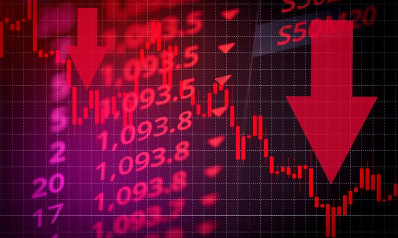 Saham Turun Drastis