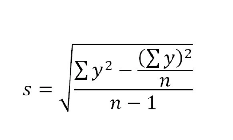 Rumus Standar Deviasi