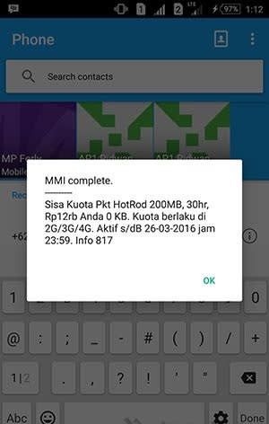 Cek Kuota XL SMS