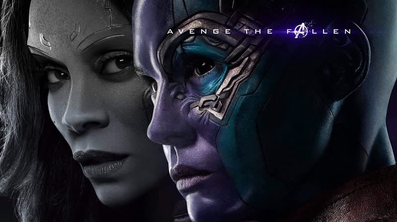 Nebula dan Gamora Avengers Endgame