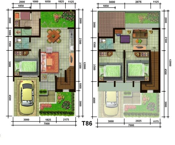 rumah tipe 54